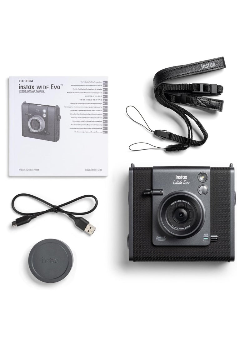 Instax Wide Evo Camera Black