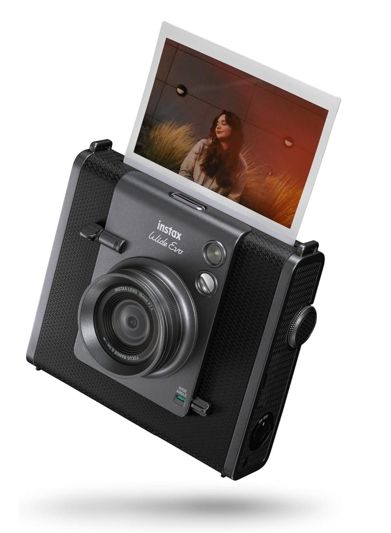 FUJIFILM Instax Wide Evo Camera Black  - Image 2