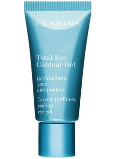 CLARINS TOTAL EYE CONTOUR GEL 20 ML - TARGETS PUFFINESS , COOLING EYE GEL 20MLml 
