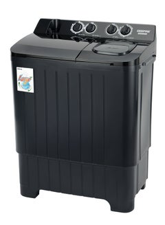 GEEPAS 9 KG Twin Tub Washing Machine |  Semi-Automatic, Equipped with Big Pulsator and Spin Dry | Efficient Performance and Classic Design | Perfect for Home, Apartments, etc | 9 kg 580 W GSWM18053 Black  - Image 2