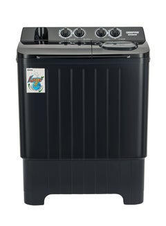 GEEPAS 9 KG Twin Tub Washing Machine |  Semi-Automatic, Equipped with Big Pulsator and Spin Dry | Efficient Performance and Classic Design | Perfect for Home, Apartments, etc | 9 kg 580 W GSWM18053 Black  - Image 1