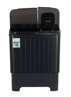 GEEPAS 9 KG Twin Tub Washing Machine |  Semi-Automatic, Equipped with Big Pulsator and Spin Dry | Efficient Performance and Classic Design | Perfect for Home, Apartments, etc | 9 kg 580 W GSWM18053 Black  - Image 3