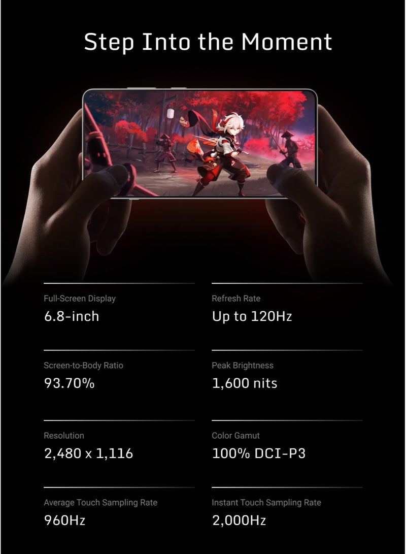 ريد ماجيك 10 Air 5G Dual Sim Twilight 12GB RAM 256GB - International Version  - Image 5