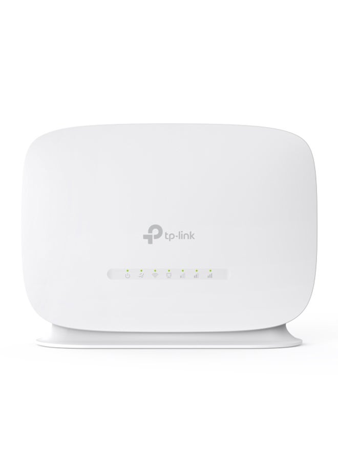 TP-LINK 300Mbps 4G WiFi Router, cutting-edge Mobil WiFi Router 4G Cat4 LTE Network, Ideal for gaming & streaming, Nano SIM Card Slot, Plug & Play, Secure Network WPA-PSK white - Image 1