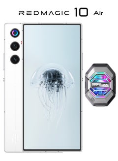 ريد ماجيك 10 Air 5G Dual Sim Hailstone 12GB RAM 256GB  With free Gift- International Version  - Image 1