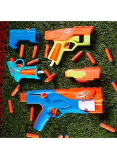 NERF Nerf N Series Gear Up Pack, 3X Blasters, 18 Nerf N1 Darts Compatible Only with Nerf N Series Blasters, Kids Gifts, Outdoor Games, Ages 8+  - Image 5