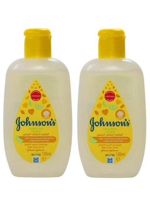 2 Pcs Lemon Fresh Cologne 100 Ml