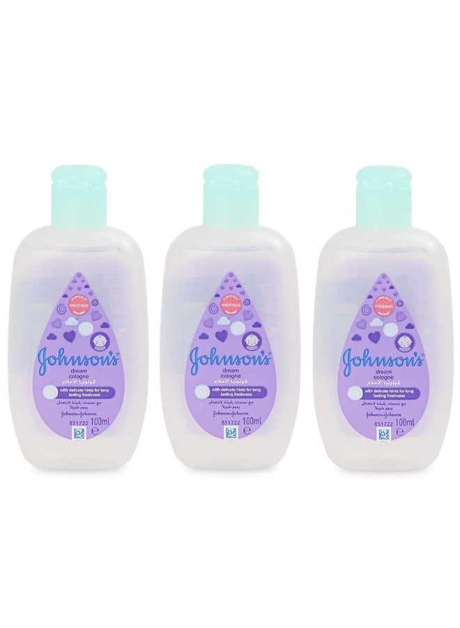 جونسون 3 Pcs Dream Cologne 100Ml  - Image 1