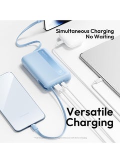 ROMOSS 20000 mAh PPR20 Large Capacity Magentic Power Bank, Portable Charger, Fast Charging Battery Pack Large Capacity, PD22.5W Wired Fast Charging, Screen Display, 4 Outputs, Suitable For iPhone 12-16, Etc Blue  - Image 5
