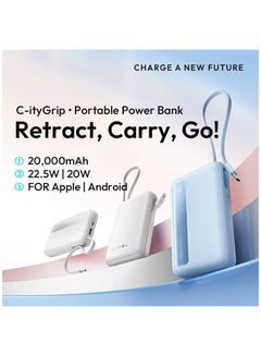 ROMOSS 20000 mAh PPR20 Large Capacity Magentic Power Bank, Portable Charger, Fast Charging Battery Pack Large Capacity, PD22.5W Wired Fast Charging, Screen Display, 4 Outputs, Suitable For iPhone 12-16, Etc Blue  - Image 2