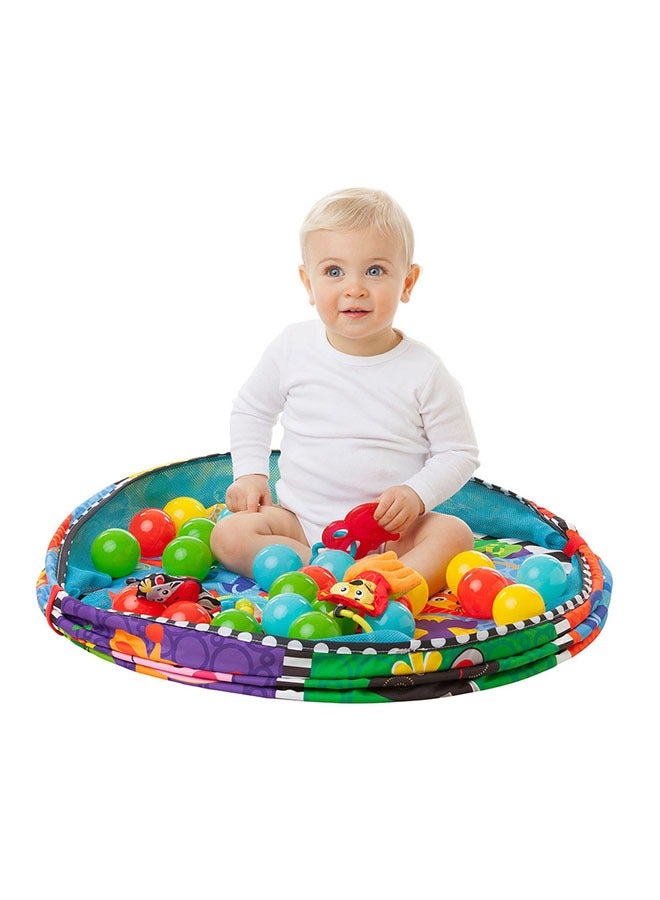 playgro Ball Playnest Activity Gym, 5-in-1 Baby Play Gym with Colourful Balls & Hanging Toys, Stimulating Baby's Senses, Detachable Mirror & Teether, Ideal for Newborns & Infants, Multicolor - Image 4