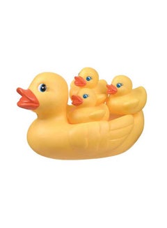 playgro Floating Duckie Family Bath Set, Sealed Design, Tactile Interaction, Easy to Clean, Fun Bathtime, From 3 Months, Unisex, Vibrant Multi-Color  - Image 1