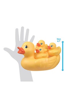 playgro Floating Duckie Family Bath Set, Sealed Design, Tactile Interaction, Easy to Clean, Fun Bathtime, From 3 Months, Unisex, Vibrant Multi-Color  - Image 5