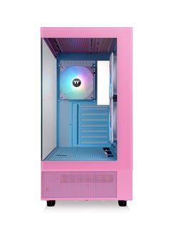 ثيرمال تيك View 270 Plus TG ARGB Bubble Pink Mid Tower Chassis - E-ATX, Tempered Glass Front & Left Panels, 3 x 120mm ARGB Fans, USB 3.0 & Type-C Ports, Full-Length PSU Cover, Customizable ARGB Lighting, Supports up to 9 Fans | CA-1Y7-00MAWN-00  - Image 2