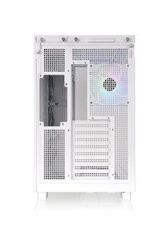 ثيرمال تيك View 380 XL TG ARGB Mid Tower Chassis (Snow White) - Dual Chamber Design, Tempered Glass Panels, 4x 120mm ARGB Fans, 360mm Radiator Support, GPU Anti-Sag Brace, 3x 2.5" SSD + 1x 3.5" HDD, USB 3.2 Type-C, Premium Cooling & Cable Management | CA-11E-00M6WN-00  - Image 5