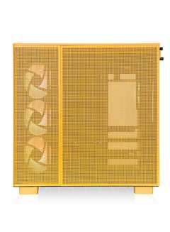 ثيرمال تيك View 380 XL TG ARGB Mid Tower Chassis (Bumblebee Yellow) - Dual Chamber Design, Tempered Glass Panels, 4x 120mm ARGB Fans, 360mm Radiator Support, GPU Anti-Sag Brace, 3x 2.5" SSD + 1x 3.5" HDD, USB 3.2 Type-C, High Performance Cooling & Cable Management | CA-11E-00M4WN-00  - Image 4