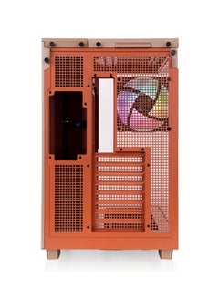ثيرمال تيك View 380 XL TG ARGB Mid Tower Chassis (Gravel Sand) - Dual Chamber Design, Tempered Glass Panels, 4x 120mm ARGB Fans, 360mm Radiator Support, GPU Anti-Sag Brace, 3x 2.5" SSD + 1x 3.5" HDD, USB 3.2 Type-C, Superior Cooling & Cable Management | CA-11E-00MGWN-00  - Image 5