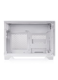 ثيرمال تيك TR100 Mini Tower Chassis (Snow White) - Modular Design, Compatible with Mini ITX Motherboards, Supports GPUs up to 360mm, Optional 3.9" LCD Screen, Top/Side Dust Filters, Supports SFX/SFX-L PSUs, Multiple Cooling Options, Compact and Travel-Friendly Design | CA-11A-00S6NN-00  - Image 5