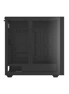 ثيرمال تيك AX500 Full Tower ATX Chassis – E-ATX/SSI-EEB Support, Hidden-Connector Compatible (ASUS BTF, MSI Project Zero, Gigabyte Stealth), Dual 420mm Radiator Support, Up to 14x120mm or 9x140mm Fans, 4x CT140 Pre-Installed, Tempered Glass Panels, 8 Expansion Slots, 5x3.5” HDD & 6x2.5” SSD Bays, USB 3.2 Gen 2 Type-C, USB 3.0, HD Audio, Dust Filters, Black | CA-11D-00F1WN-00  - Image 3