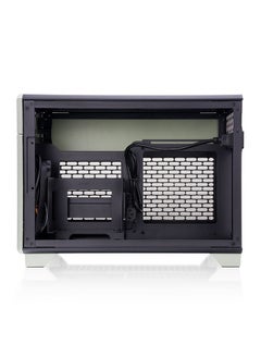 ثيرمال تيك TR100 Matcha Green Mini Tower Chassis, Mini-ITX, SPCC Steel, 2 x USB 3.0, 1 x USB 3.2 Gen 2 Type-C, 3 Expansion Slots, Top Fan & Radiator Support (240mm/280mm), 360mm GPU Compatibility, SFX Power Supply, Modular Design with Magnetic Panels, Optional LCD Screen Kit, Dust Filters, Travel-Ready | CA-11A-00SENN-00  - Image 5