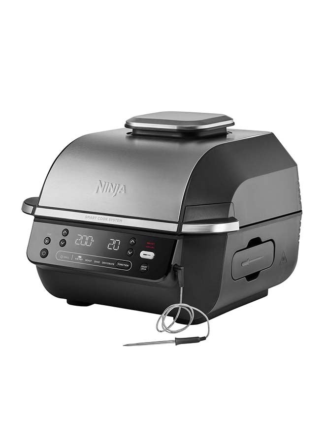 نينجا Foodi Grill Air Fryer 5 In 1 5.7 L 1 W EG351ME Black/Silver  - Image 2