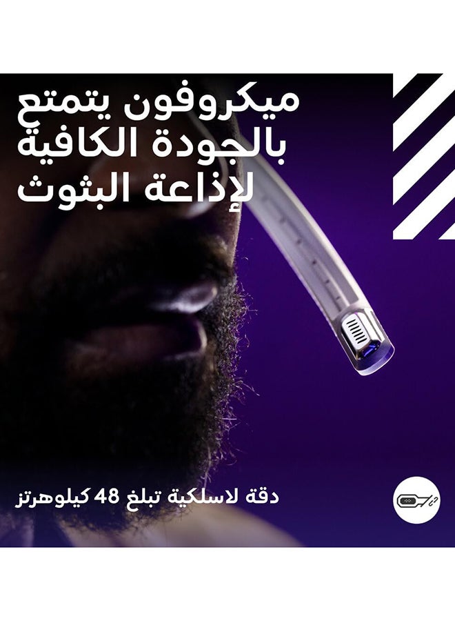 أسترو سماعة ألعاب لاسلكية A50 LIGHTSPEED + محطة قاعدة بيضاء - Image 5