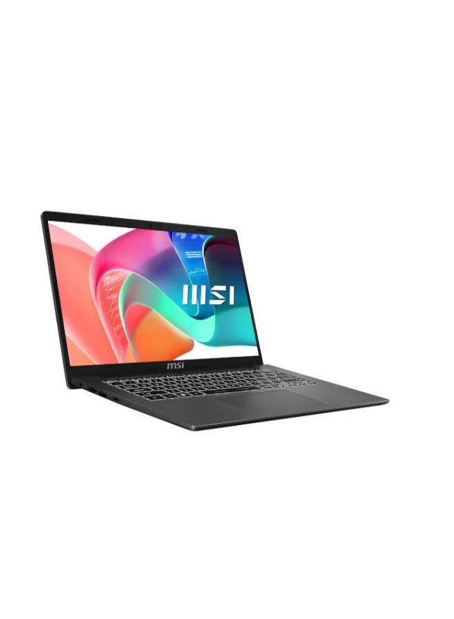 MSI Modern 14 F13MG Laptop With 14-Inch  Display, Core i3-1315U Processor/8GB RAM/512GB SSD/Intel UHD Graphics/Windows 11 Home English/Arabic Platinum Gray  - Image 3