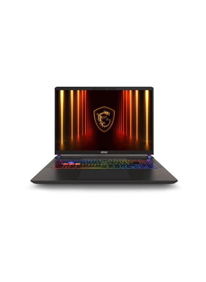 إم اس أي Vector 16 HX AI A2XWIG Laptop With 16-Inch  Display, Core Ultra 9 275HX Processor/32GB RAM/1TB SSD/16GB NVIDIA GeForce RTX 5080 Graphics/Windows 11 Home English/Arabic Cosmos Gray  - Image 1