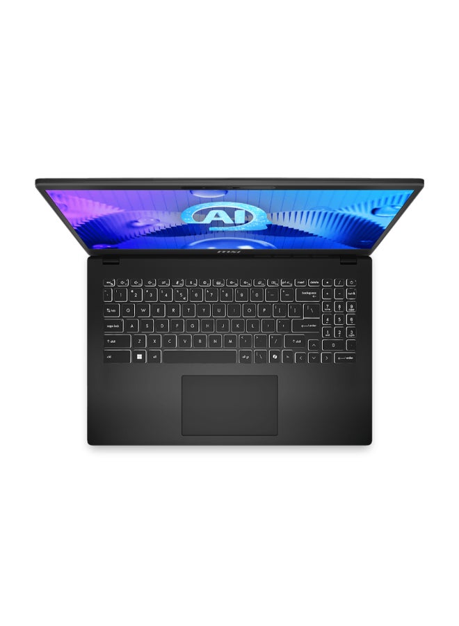 MSI Modern 15 H AI C2HMG Laptop With 15.6-Inch  Display, Core Ultra 5 225H Processor/16GB RAM/512GB SSD/Intel Arc Graphics/Windows 11 Home English/Arabic Classic Black  - Image 3