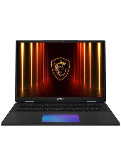 Titan 18 HX AI A2XWJG Laptop With 18-Inch  Display, Core Ultra 9 285HX Processor/64GB RAM/4TB SSD/24GB NVIDIA GeForce RTX 5090 Graphics/Windows 11 Home English/Arabic Core Black