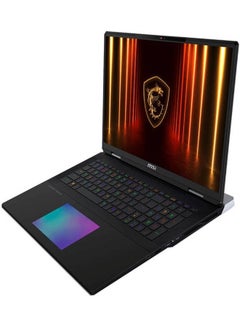 إم اس أي Titan 18 HX AI A2XWJG Laptop With 18-Inch  Display, Core Ultra 9 285HX Processor/64GB RAM/4TB SSD/24GB NVIDIA GeForce RTX 5090 Graphics/Windows 11 Home English/Arabic Core Black  - Image 2