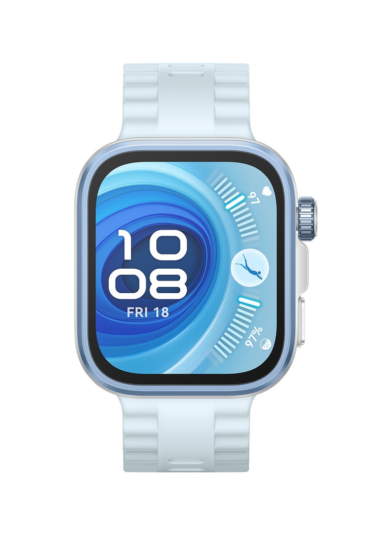 هواوي - WATCH FIT 4 Pro Smartwatch, 1.82-Inch Display, Sapphire Glass And Titanium, Pro-Level Outdoor Sports, ECG Analysis, up to 10-Day Battery Life, iOS And Android + Free FreeBuds 5i - Blue - Image 1