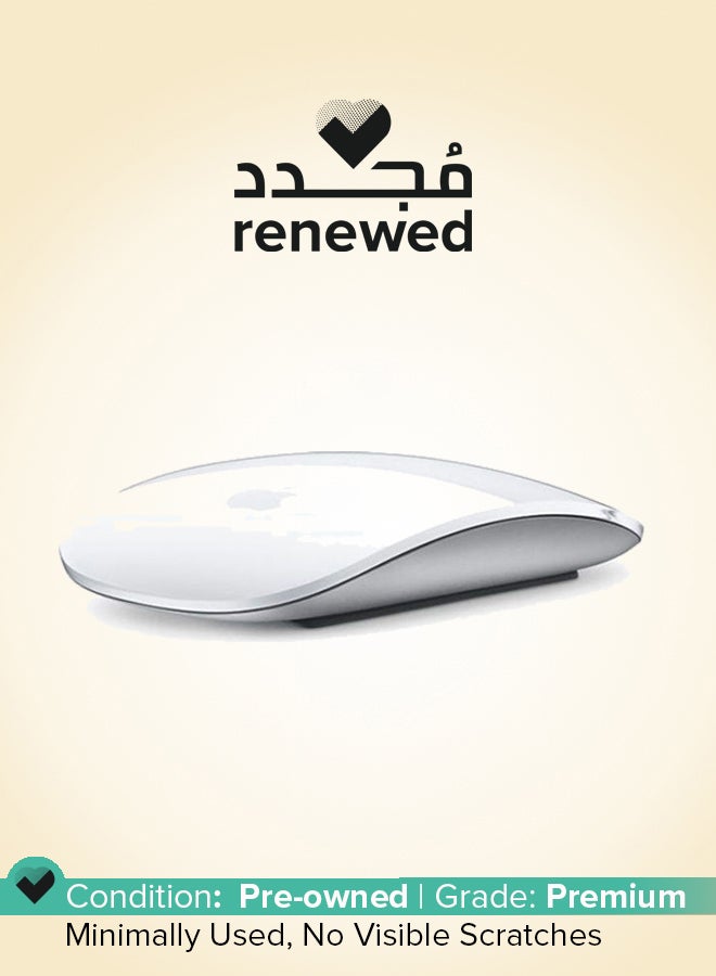 Apple Renewed - Magic Mouse Wireless and Rechargeable, Bluetooth white - Image 1