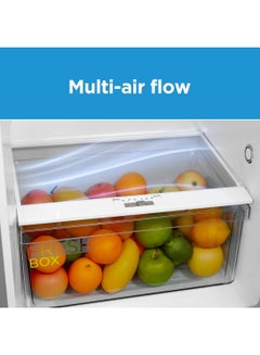 Midea Midea 489L Gross And 338L Net Double Door Refrigerator Multi-Air Flow Technology, Equipped With Smart Sensor, Electronic Control, Inverter Quattro, Active-C Fresh, Smart Cooling, Silver MDRT489MTE46AE MDRT489MTE46AE silver  - Image 4