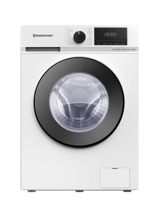 6KG Front Load Washing Machine Fully Automatic with Inverter Motor, 1000 RPM, 16 Easy Washing Programs, Delay Start, Quick Wash in 15 Min, Led Control Panel WMT-610B25 White - pnsku/N70173594V/45/_/1746172314/2aa83f15-6d69-4ad7-bd3f-240992e96460