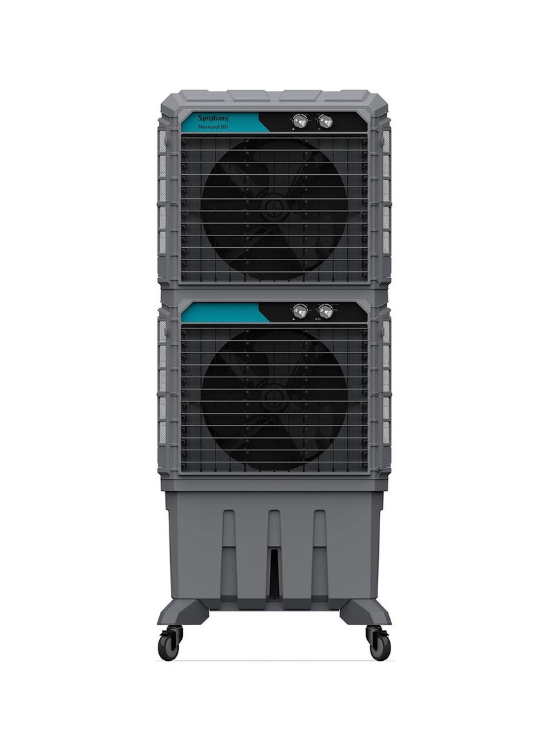 سيمفوني Commercial Cooler (125-litres) - Powerful Air throw-Weather resistant body - Double Decker - 1 Year warranty 125 L MOVICOOL DD125 Grey  - Image 1