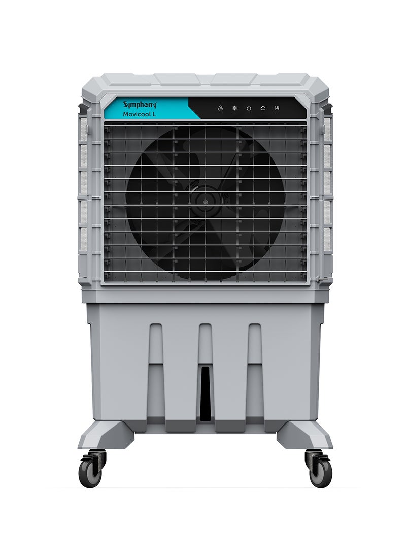 SYMPHONY 3-Speed Evaporative 125L - Powerful Air throw-Weather resistant body - Digital control - 1-Year Warranty 125 L MOVICOOL L125i Grey - Image 2