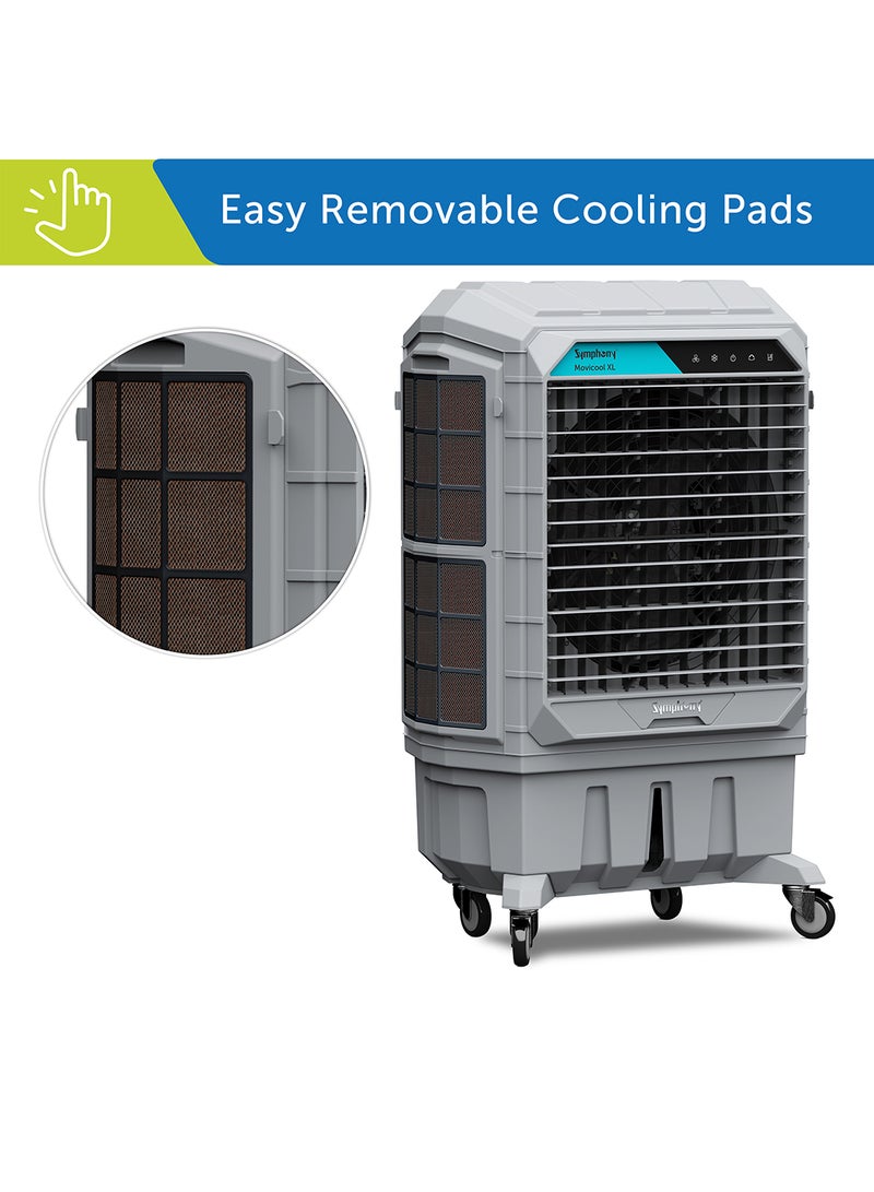 SYMPHONY Industrial Air Cooler 200L -  Powerful Air throw-Weather resistant body -Digital Control - 1 year Warranty 200 L MOVICOOL XL200i Grey - Image 5