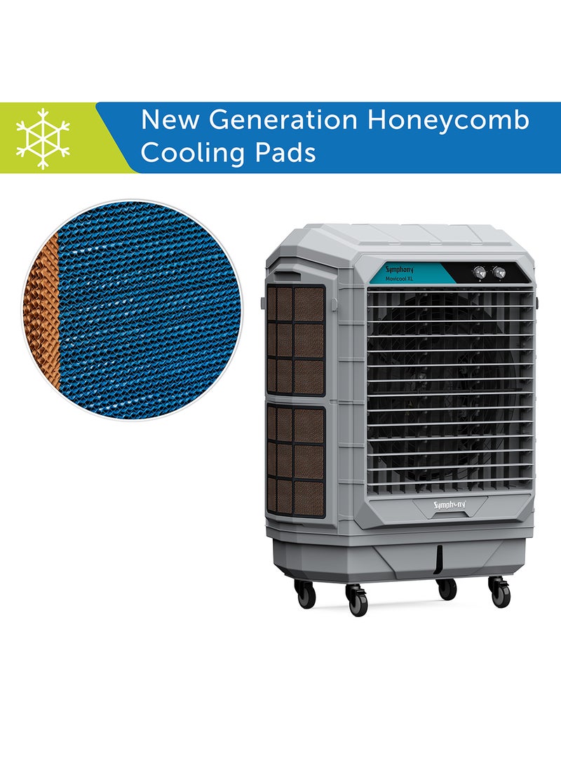 SYMPHONY Commercial Cooler - 3-Speed Evaporative 100Litre - Powerful 26m Air throw-Weather resistant body - 1-Year Warranty 100 L MOVICOOL XL100 Grey - Image 5