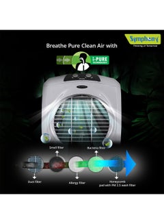 SYMPHONY Desert Air Cooler 70L - 1 Year warranty 70 L SIESTA 70 XL White  - Image 4