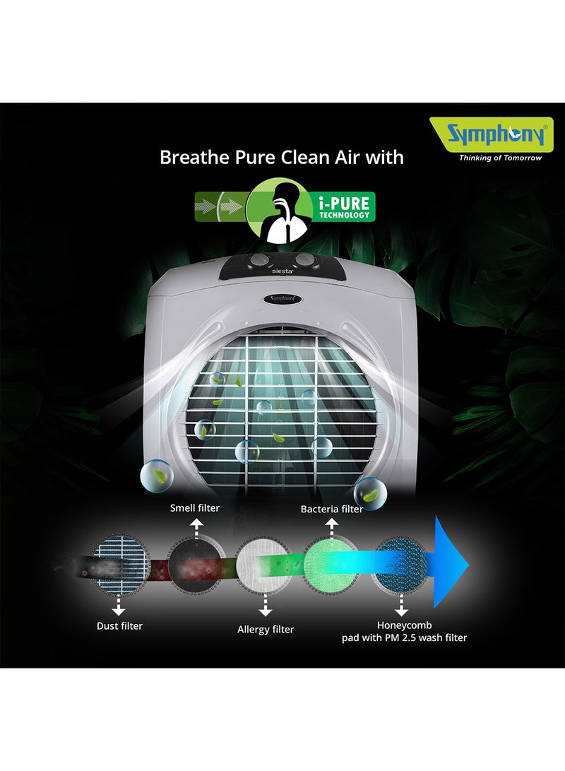 سيمفوني Desert Air Cooler 70L - 1 Year warranty 70 L SIESTA 70 XL White  - Image 4