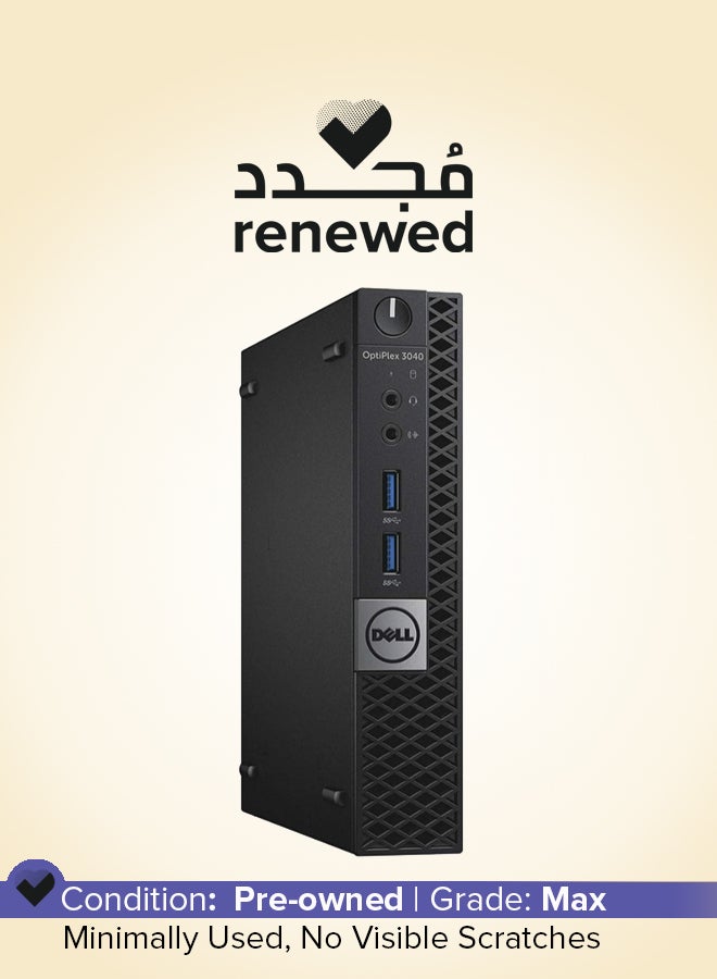 DELL Renewed - Optiplex 3040 Tower PC,Core i5 Processor/Dual Core/6th Gen/8GB RAM/256GB SSD/Intel UHD 600 Graphics/Windows 10 Pro english_arabic black - Image 1