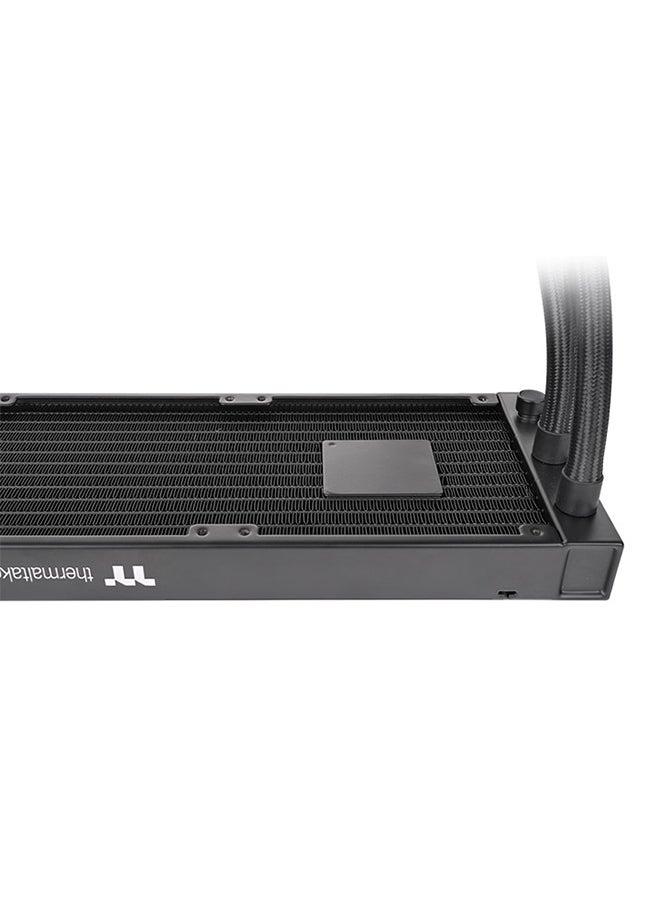 Thermaltake AW360 AIO Liquid Cooler - 360mm Aluminum Radiator, 3 x 120mm High-Static Pressure RGB Fans, Low-Profile Pump, Customizable RGB Lighting, Intel LGA1700/1200/115X, AMD AM5/AM4, Software & Alexa Control | CL-W450-PL12BL-A black  - Image 5