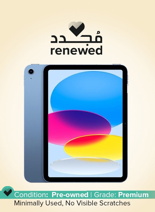 Apple Renewed - iPad 2022 (10th Gen) 10.9-Inch 256GB 5G Blue - Middle East Version - Image 1