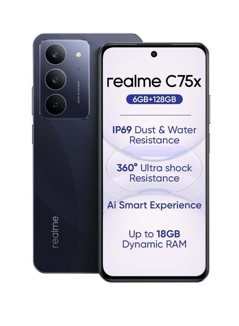 realme C75X Dual SIM Oceanic Blue 6GB RAM 128GB 4G - Middle East Version  - Image 1