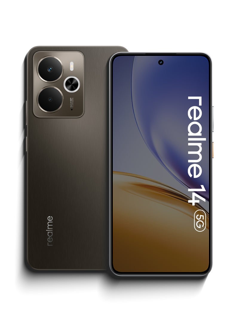 realme 14 5G Dual SIM Storm Titanium 12GB RAM 256GB - Middle East Version - Image 1