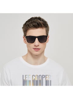 لي كوبر Men's Polarized Sunglasses Black Frame Gr. Grey Mirror Lens 53mm  - LC1040C03  - Image 5
