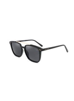 لي كوبر Polarized Sunglasses Shiny Black Frame Single Black Mirror Lens 51mm  - LC1019C01  - Image 1