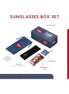 لي كوبر Sunglasses  Frame Grey Mirror Lens 60mm  - LC3048C01  - Image 4