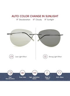 لي كوبر Sunglasses  Frame Grey Mirror Lens 60mm  - LC3048C01  - Image 3